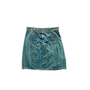 Vintage Y2K Guide Series Denim Mini Skirt